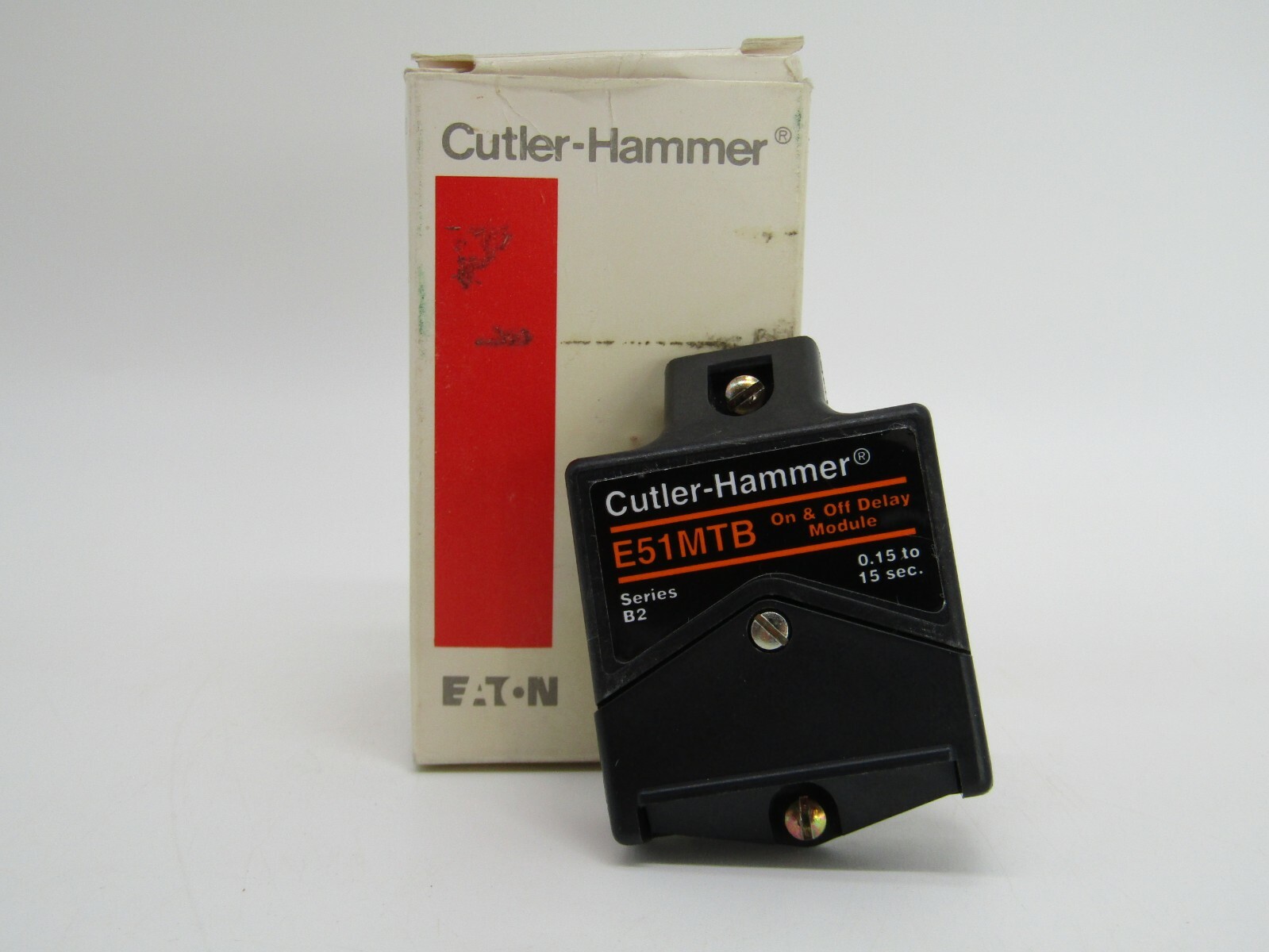 Cutler-Hammer E51MTB On & Off Delay Module Series B2 0.15 to 15 Sec.