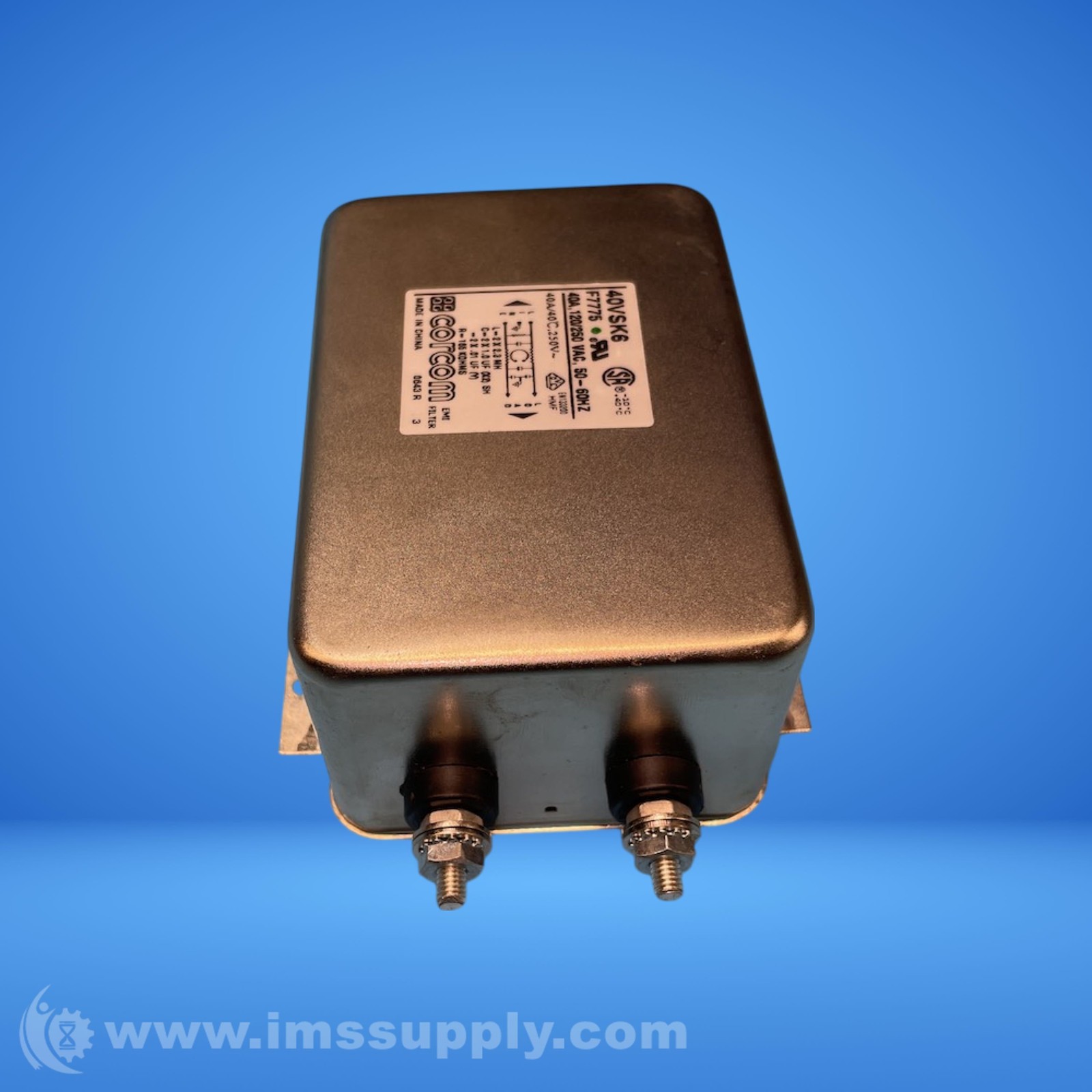 Corcom 40VSK6 Line Filter FNIP