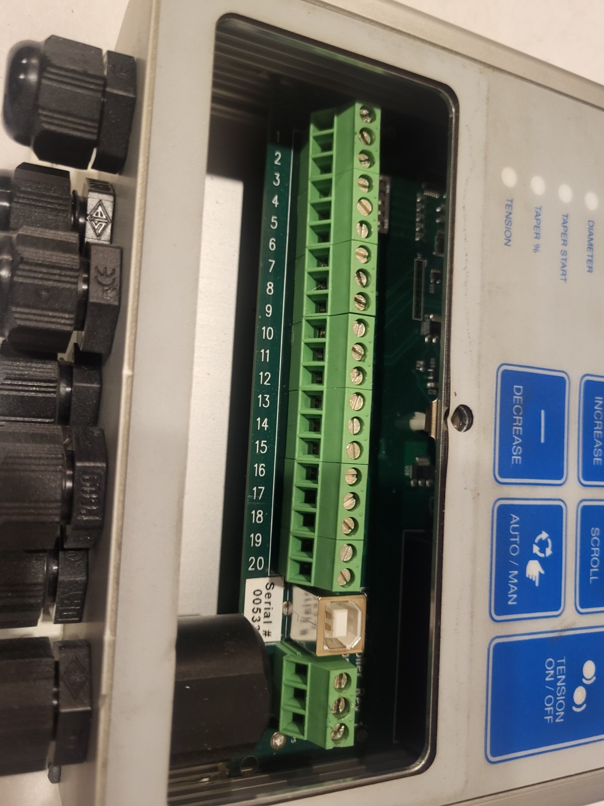 Montalvo U4 Tension Controller with Enclosure, MPN 11000619