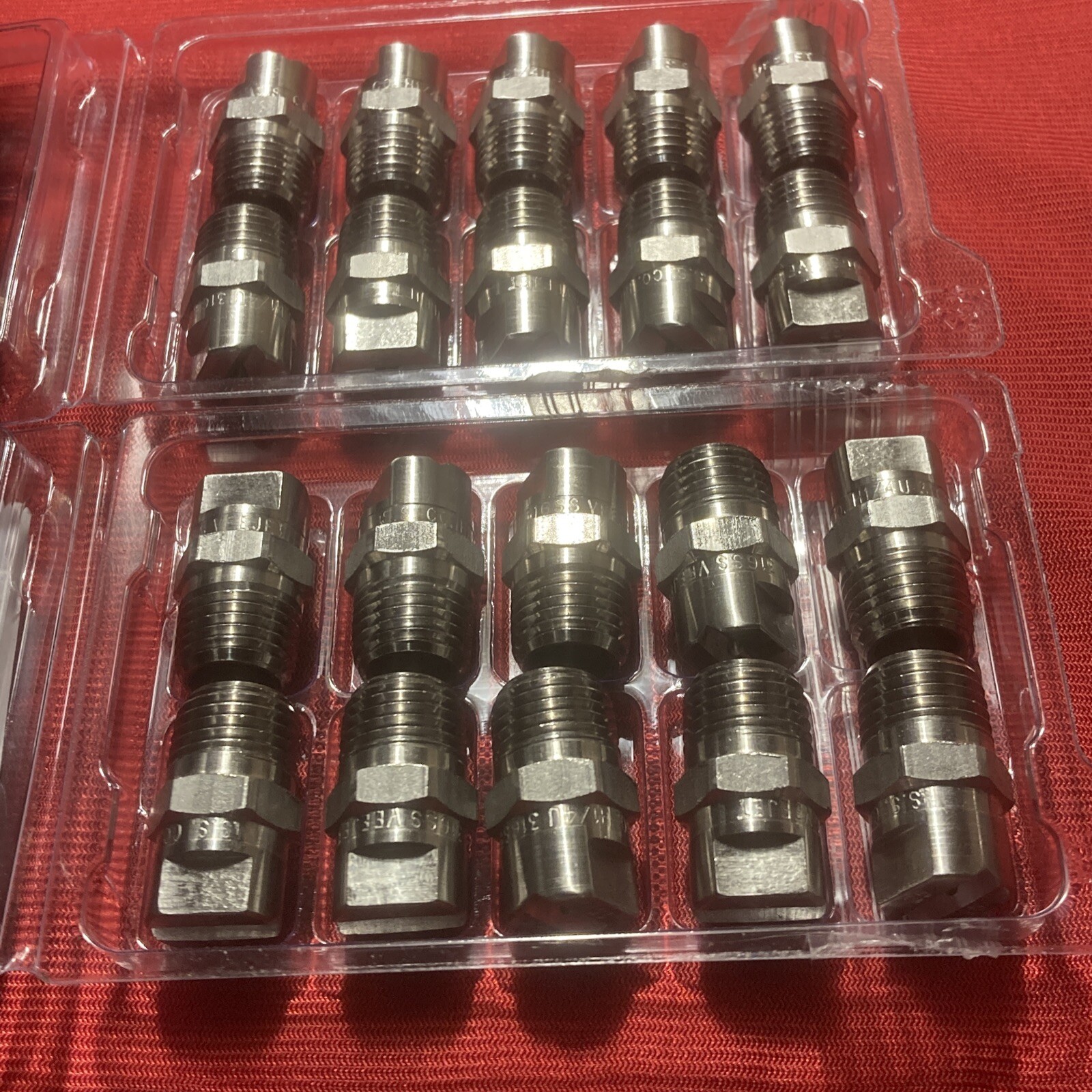 2 Spraying Systems Co. Veejet Nozzle 316SS Box of 10(20)