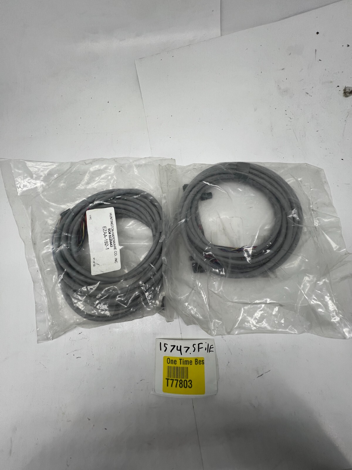 (QTY 2) Huntington Hardware EZAA-192-1 Wire Harness 192″ Length 0320443