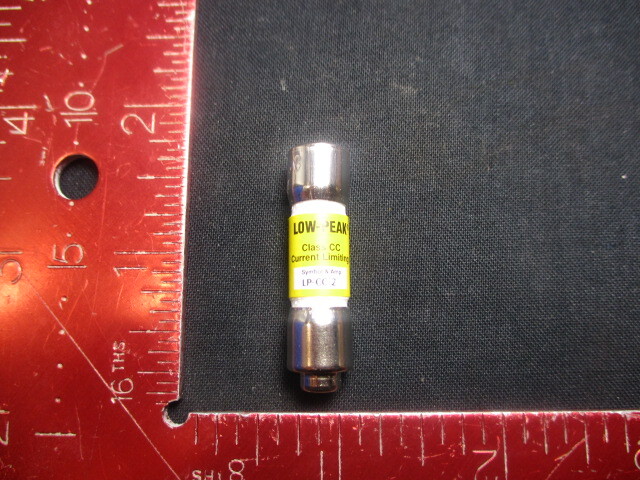 Bussmann LP-CC-2 FUSE, 600V 2A DUAL ELEMENT