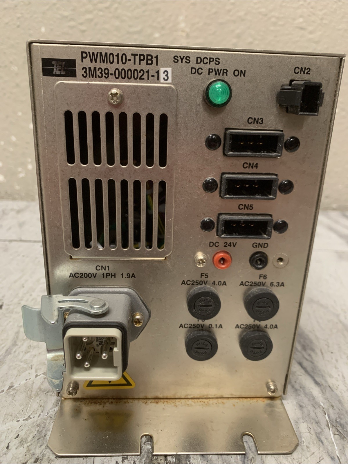 TEL TOKYO ELECTRON POWER SUPPLY PWM010-TPB1