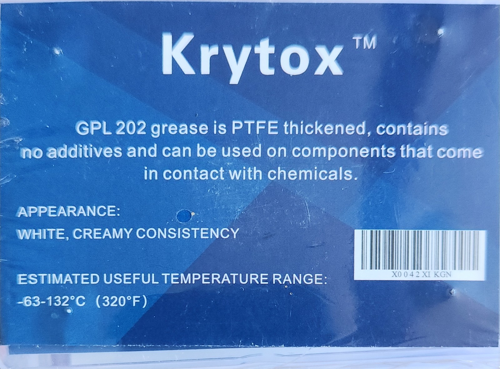 Chemours Krytox GPL 202 – 0.35oz/10g, Performance Lubricants for Bearings