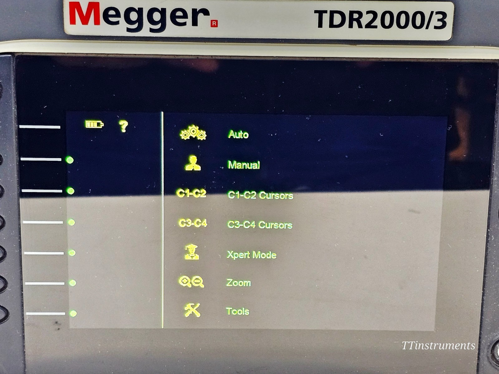Megger TDR2000/3 Dual Channel Cable Fault Locator TDR Xpert Crosstalk
