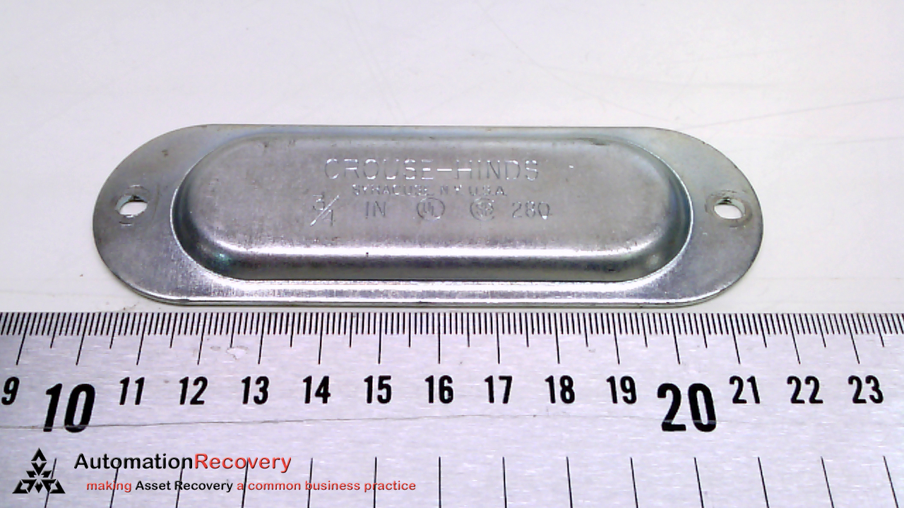 CROUSE-HINDS 280 STEEL SHEET FORM 8 COVER, 3/4″, SEE DESC #214198
