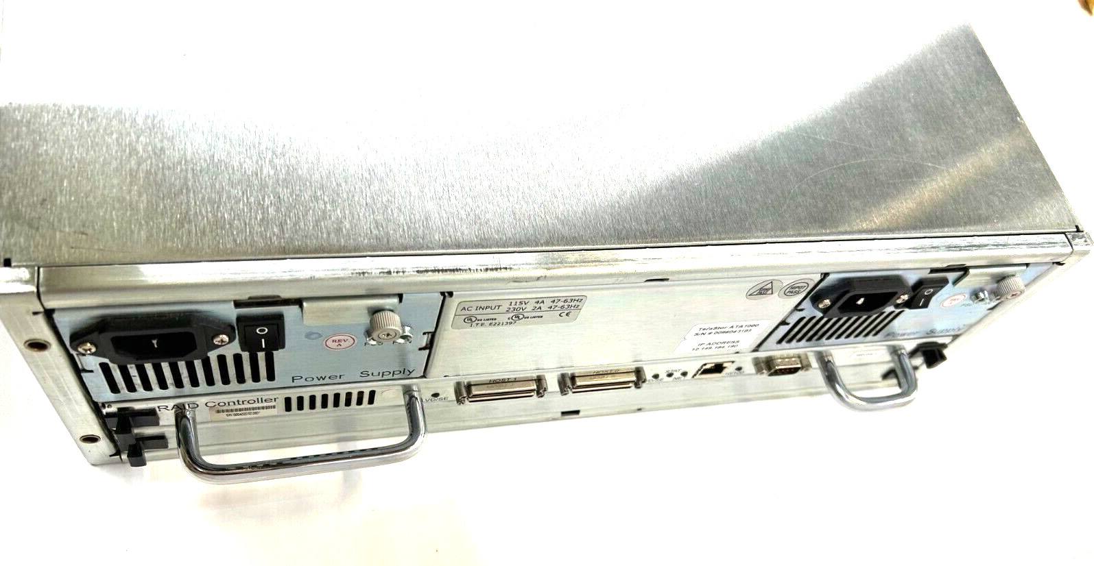 NEXSAN SATABOY 3U RACK MOUNT 115V 4A 47-63Hz 230V 2A 47-63Hz
