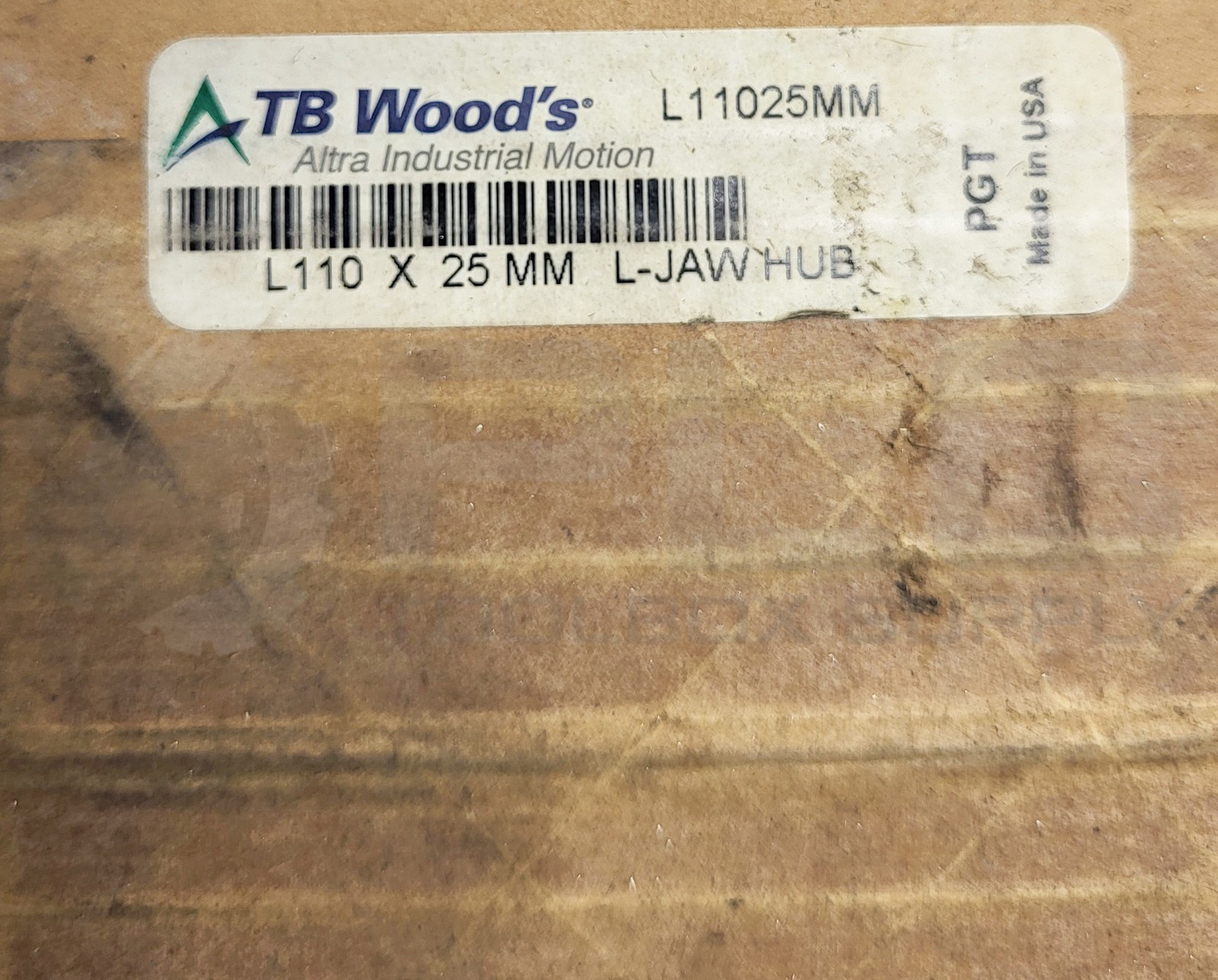 NEW SEALED TB WOODS L11025MM L110 X 25MM L-JAW HUB