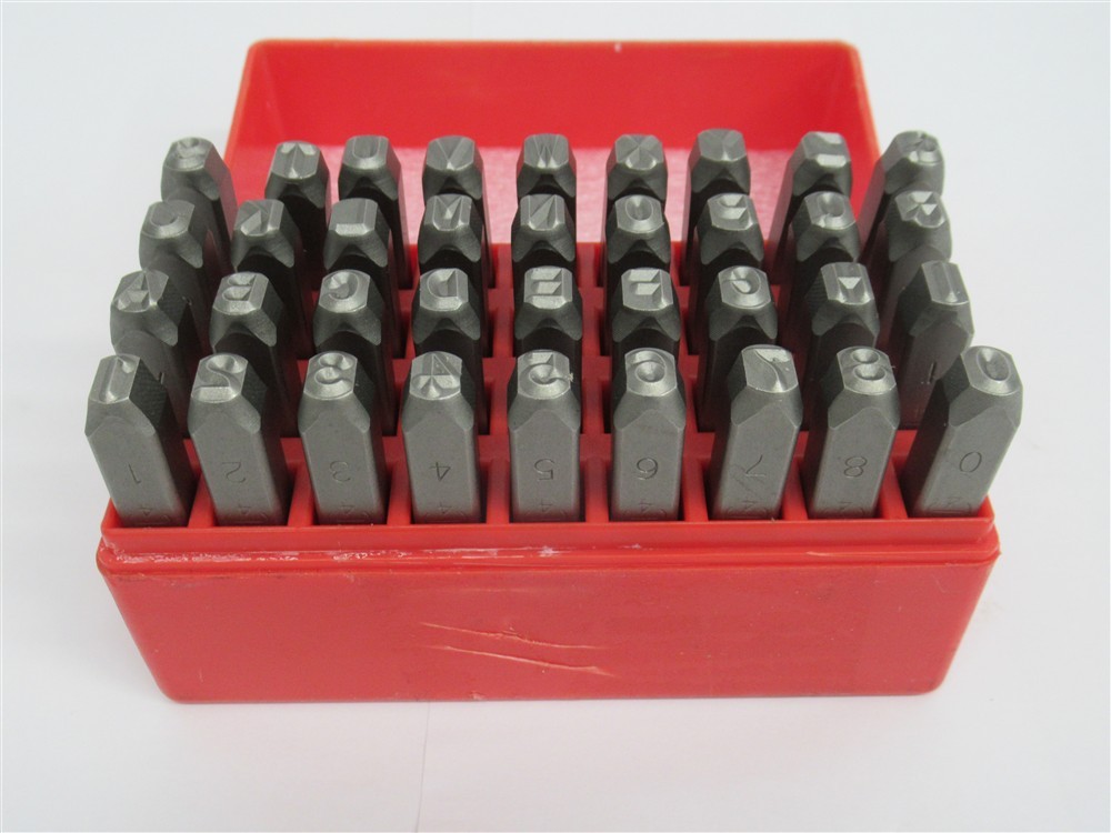 Hand Stamp Kit, Letter/Number Set