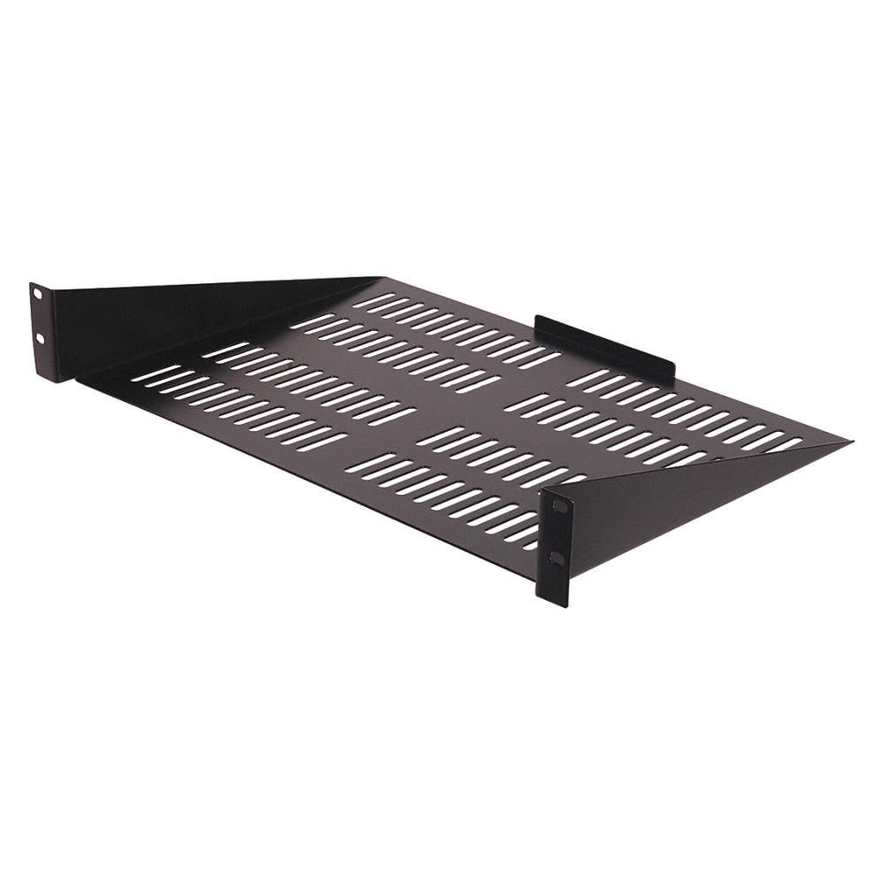 VIDEO MOUNT PRODUCTS ERS1V Rack Shelf,For Racks,Steel,Black 462P93