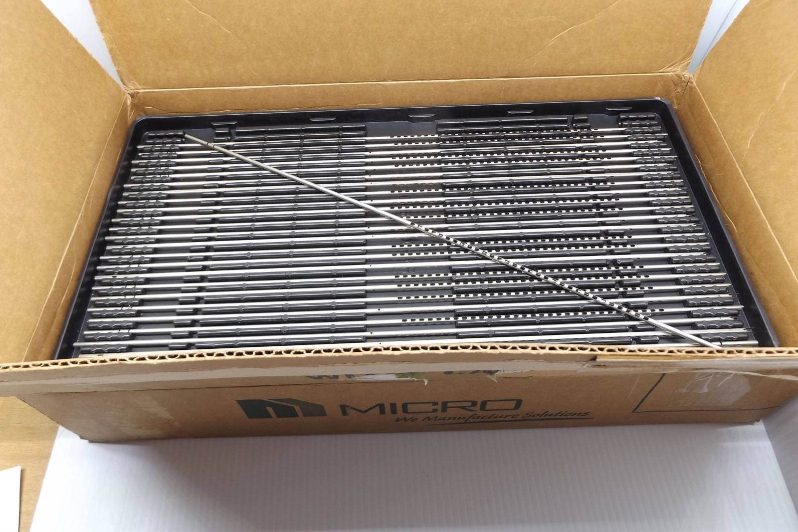 Case of 250 Micro Stamping 20.5″ Long Tube w/ Profile As Pictured .171″ X .155″