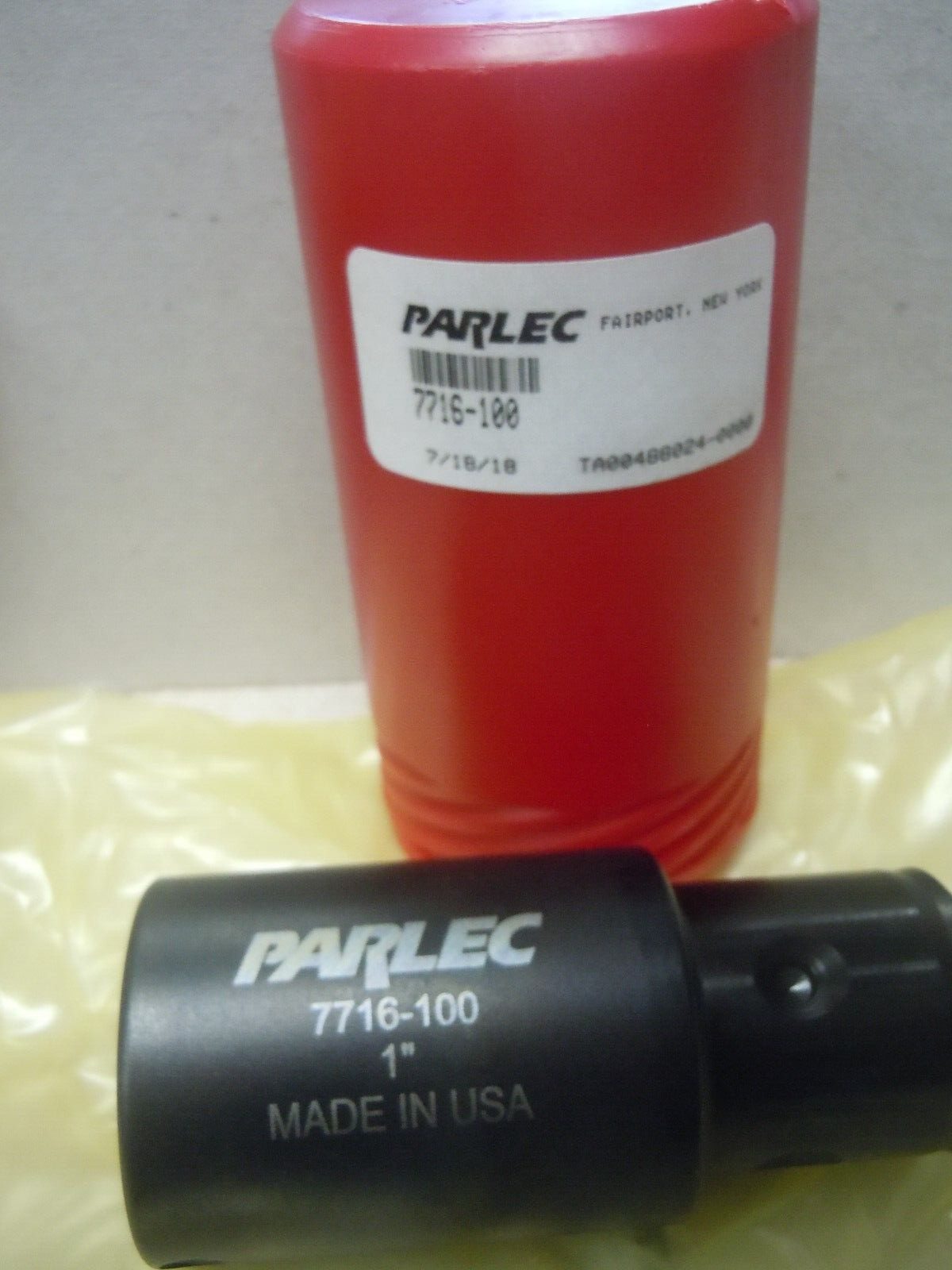 Parlec 7716-100 | 1″ Size x 0.800″ Shank Tapping Adapter
