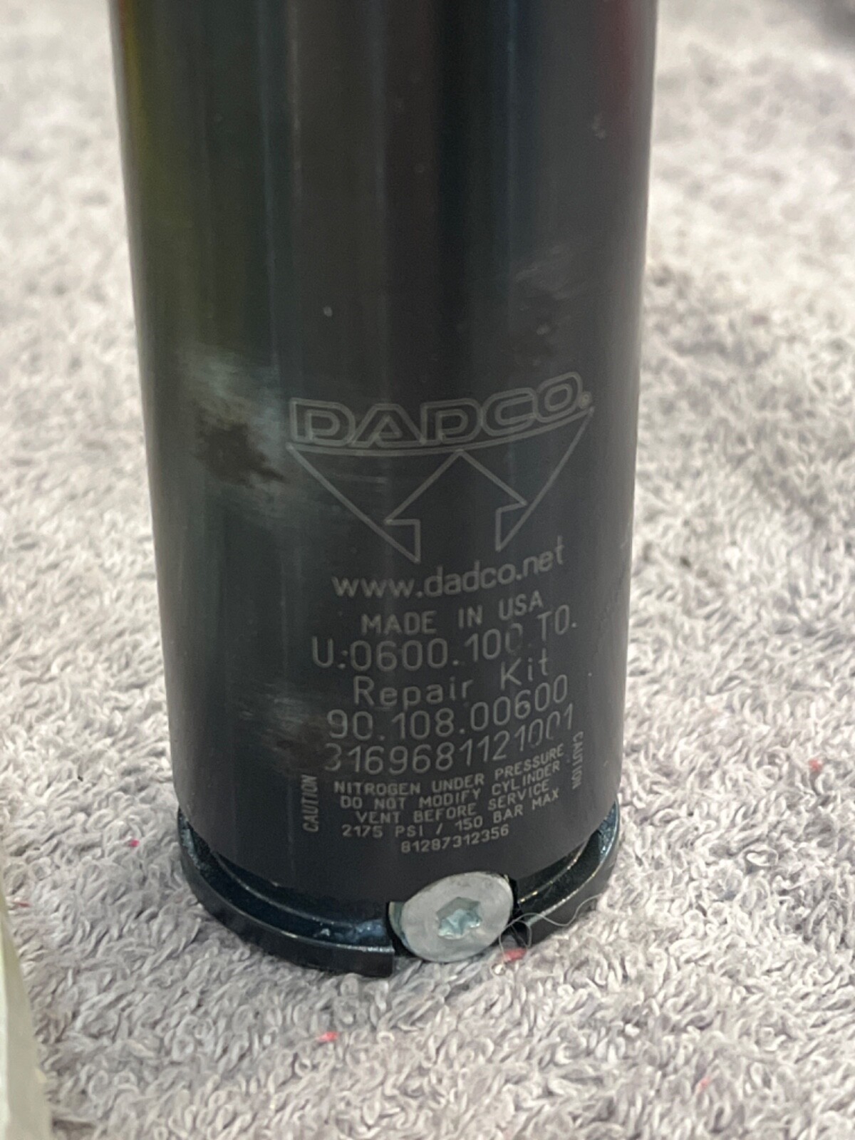 NEW- DADCO NITROGEN GAS SPRING U.0600-U.1600 / MK100 4120 / SC.00420-S Repair
