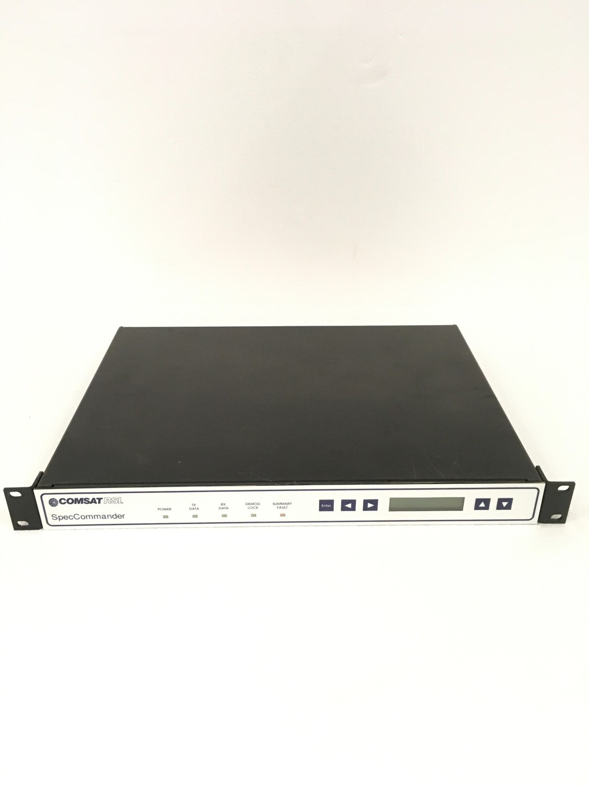 Comsat RSL SPEC Commander 100 Modem, 48V, 1.1A w/ Rack Mount Ears, WORKING