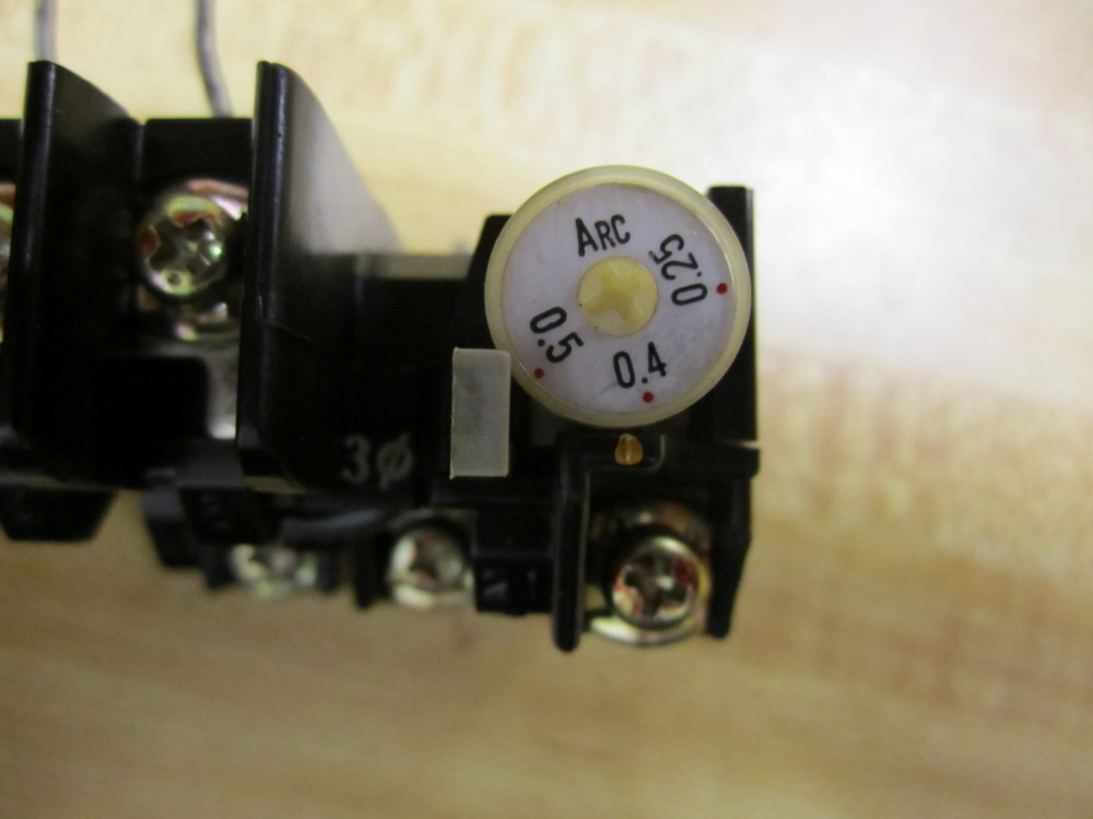 Fuji Electric RCA3737-1C Adjustable Overload Relay RCA37371C 0.25-0.5