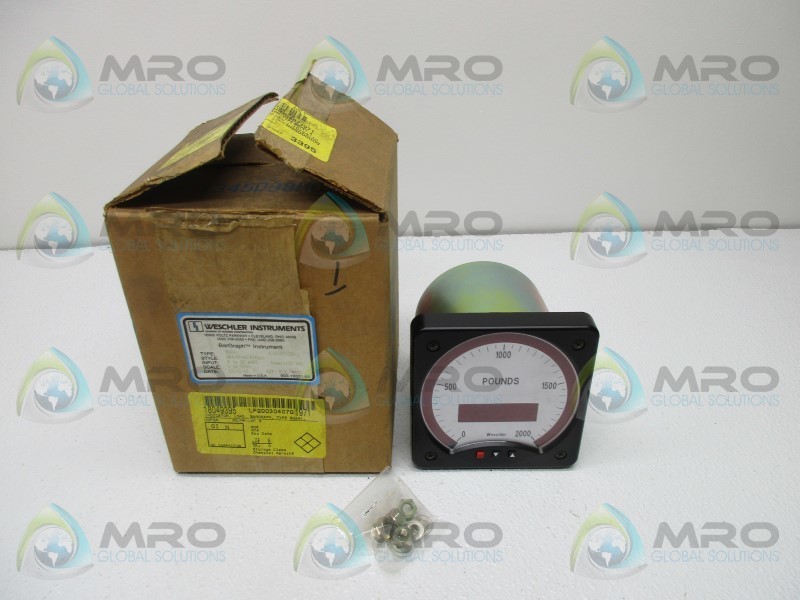 WESCHLER INSTURMENTS BG241 4B4XXPAK1XXXXXX BARGRAPH METER NSMP