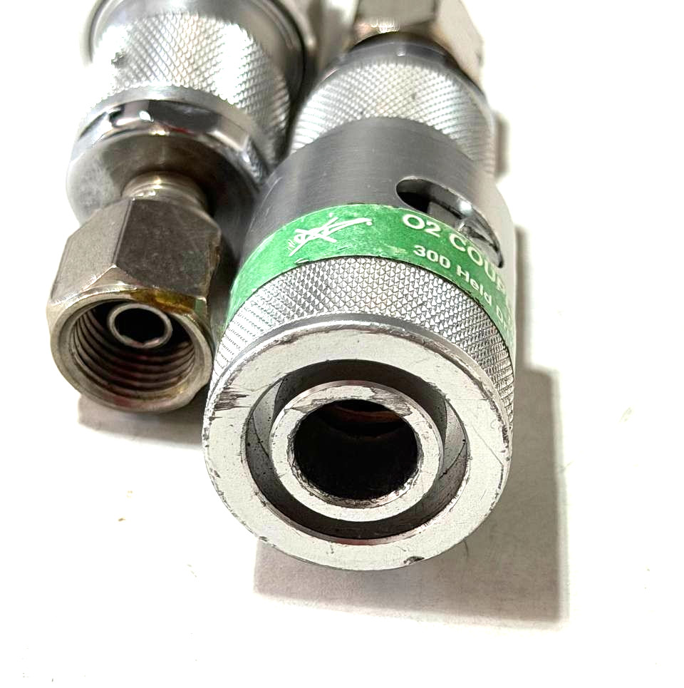 Lot of 2 Precision Oxygen O2 Coupler 6150