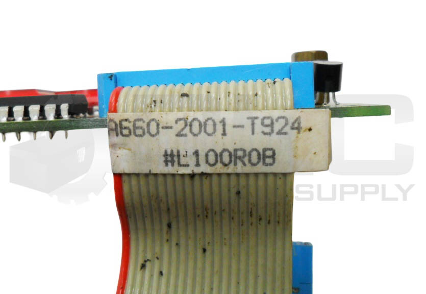 FANUC A20B-1003-0460/02A CIRCUIT BOARD W/ A660-2001-T924 RIBBON CABLE