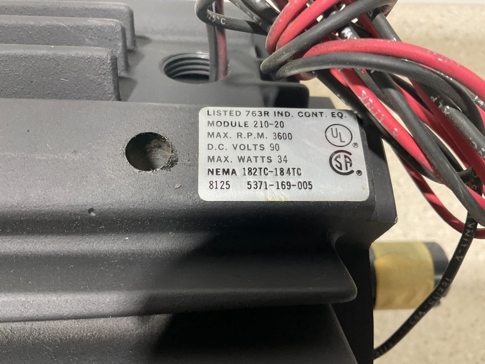 Warner Electric 5371-169-005 NEW