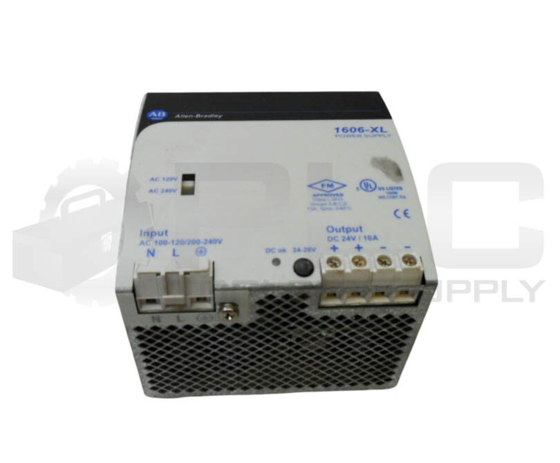 ALLEN BRADLEY 1606-XL240EP /A POWER SUPPLY 100-240VAC 6/2.8A 50/60HZ
