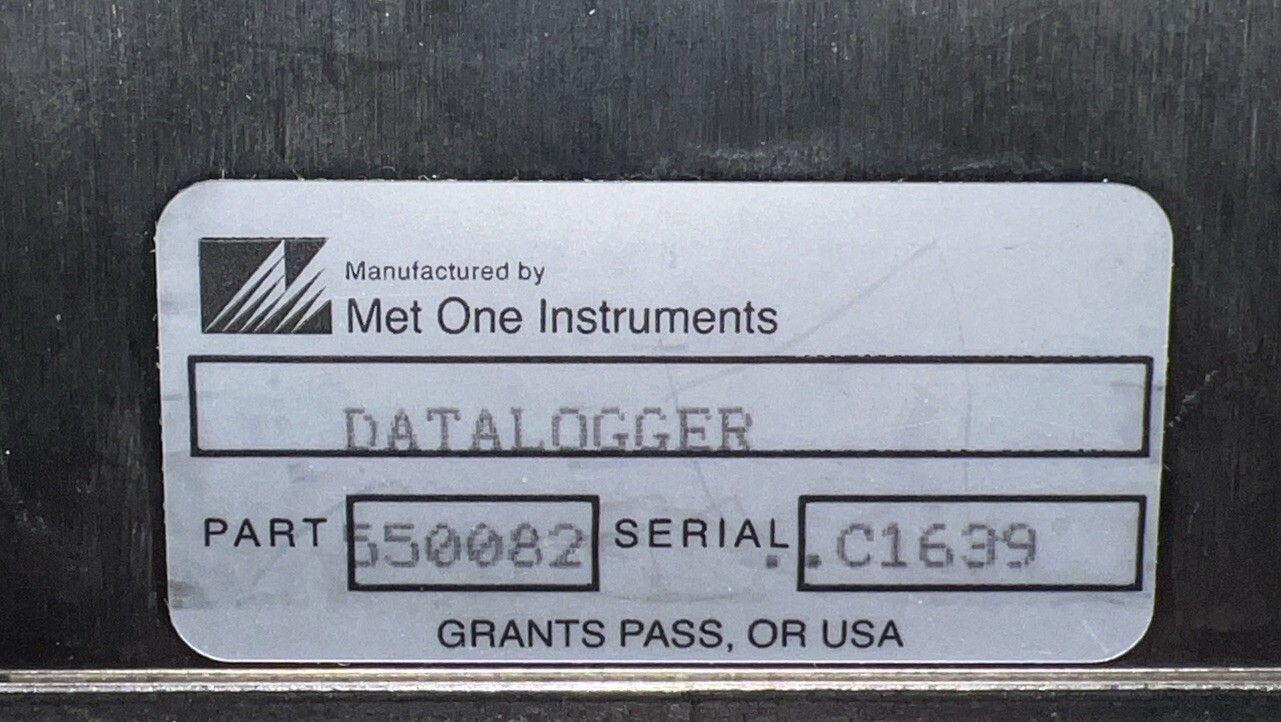 MET ONE 550082 DATA LOGGER NEW