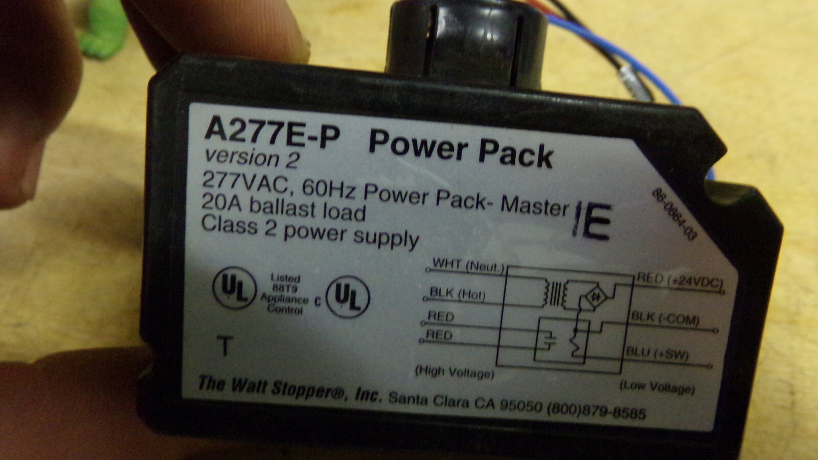 The Watt Stopper Power Pack A277E-P *Free Shipping*