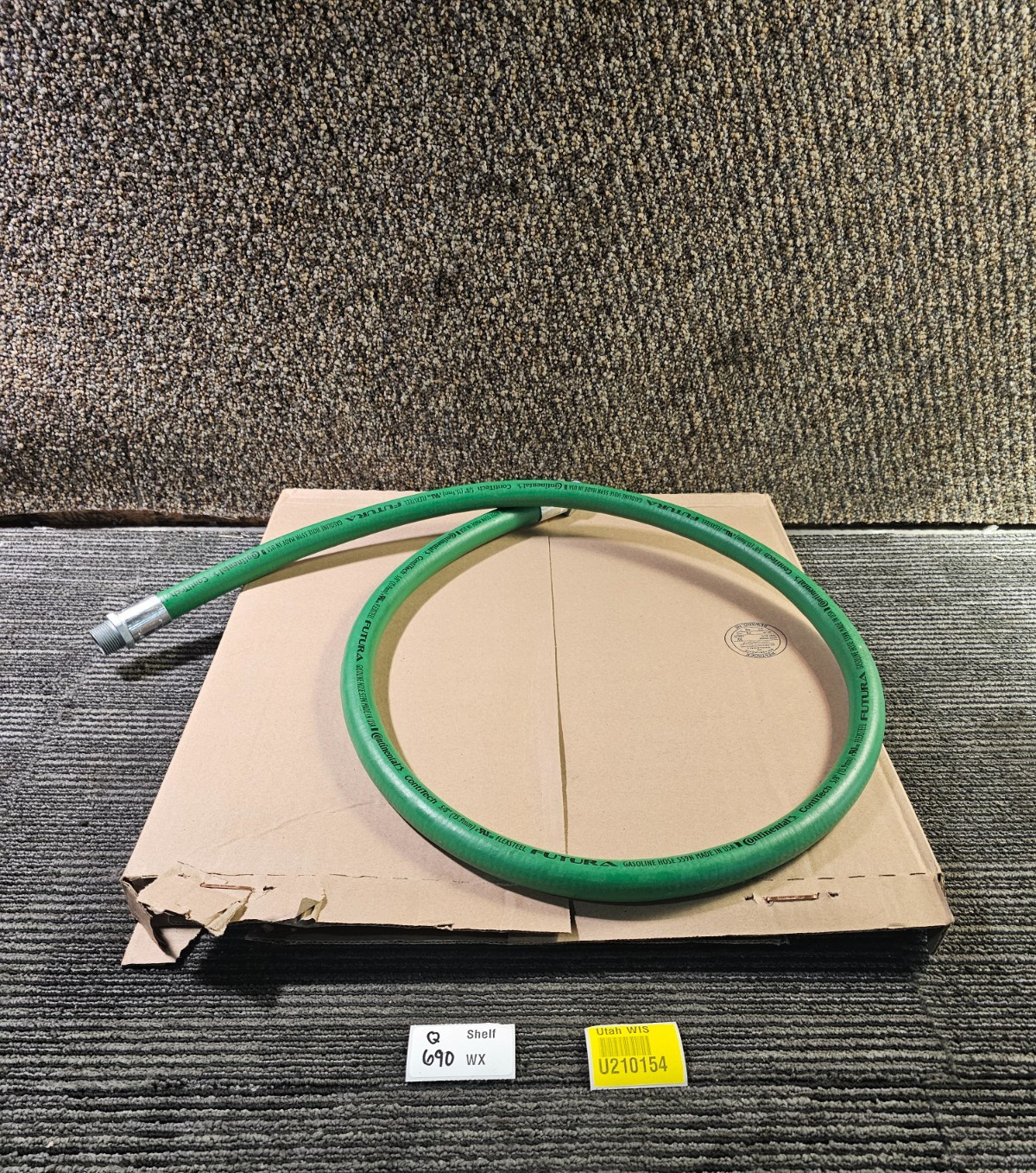 Continental ContiTech 20835375 Flexsteel Futura 5/8″ x 6′ Gasoline Hose Green