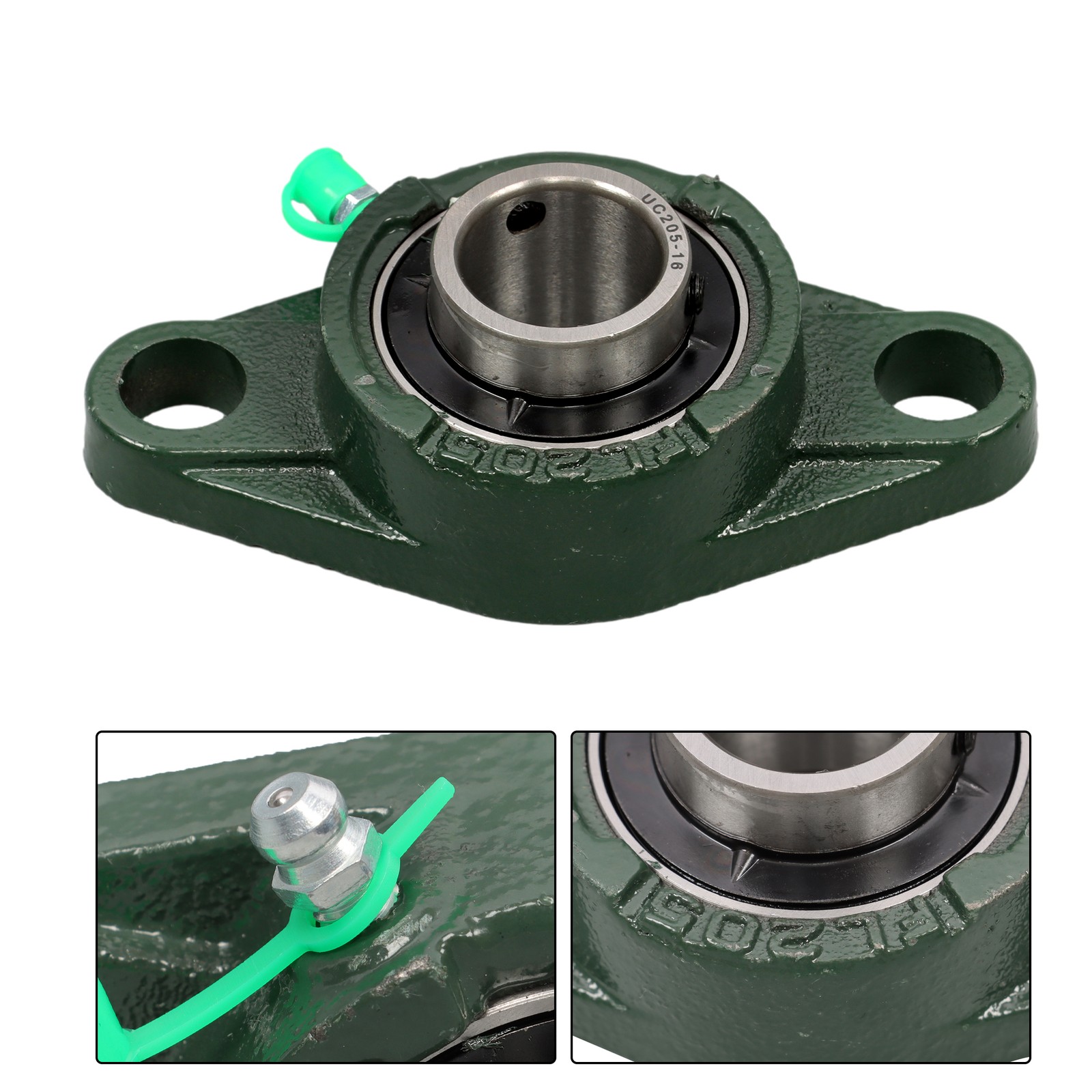 6Pcs UCFL205-16 Solid Base Pillow Block Flange Mounted Bearing 1″ Bore 2 Bolt