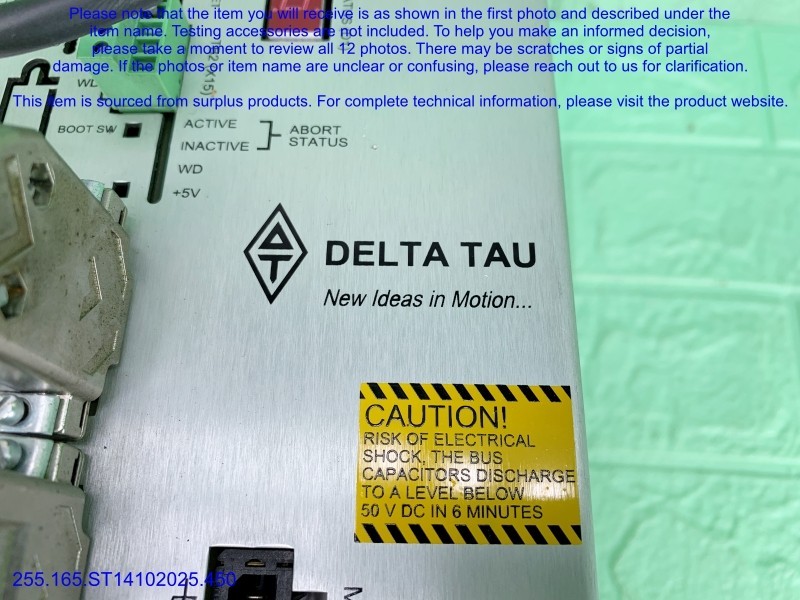 DELTA TAU GBL4-C0-500-100 4-Axis Geo Brick Drive as in photos, sn:0983, DHL