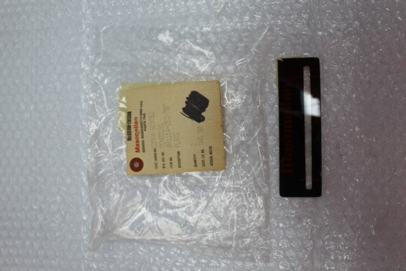 MASONEILAN 041114-252-707 PLATE NSNP