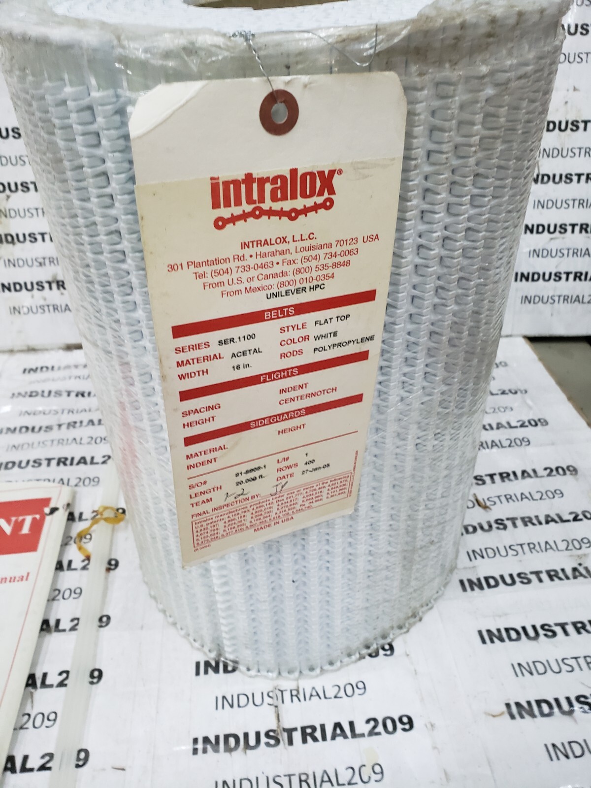 INTRALOX 81-5808-1 COLOR WHITE 20 FT
