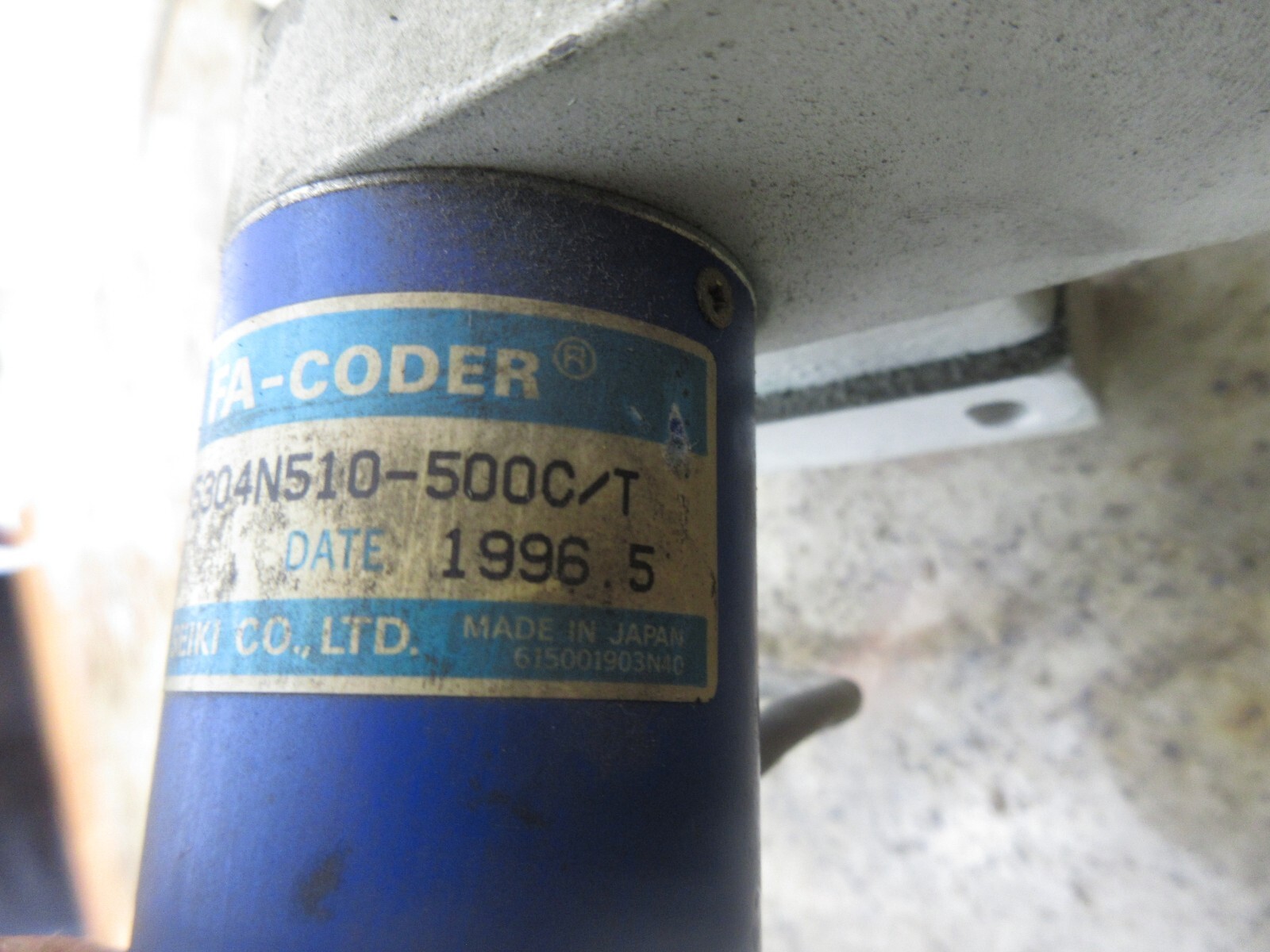 TAMAGAWA PUMP FA-CODER TS5304N510-500C/T A4103 MITSUBISHI FX1 CNC EDM