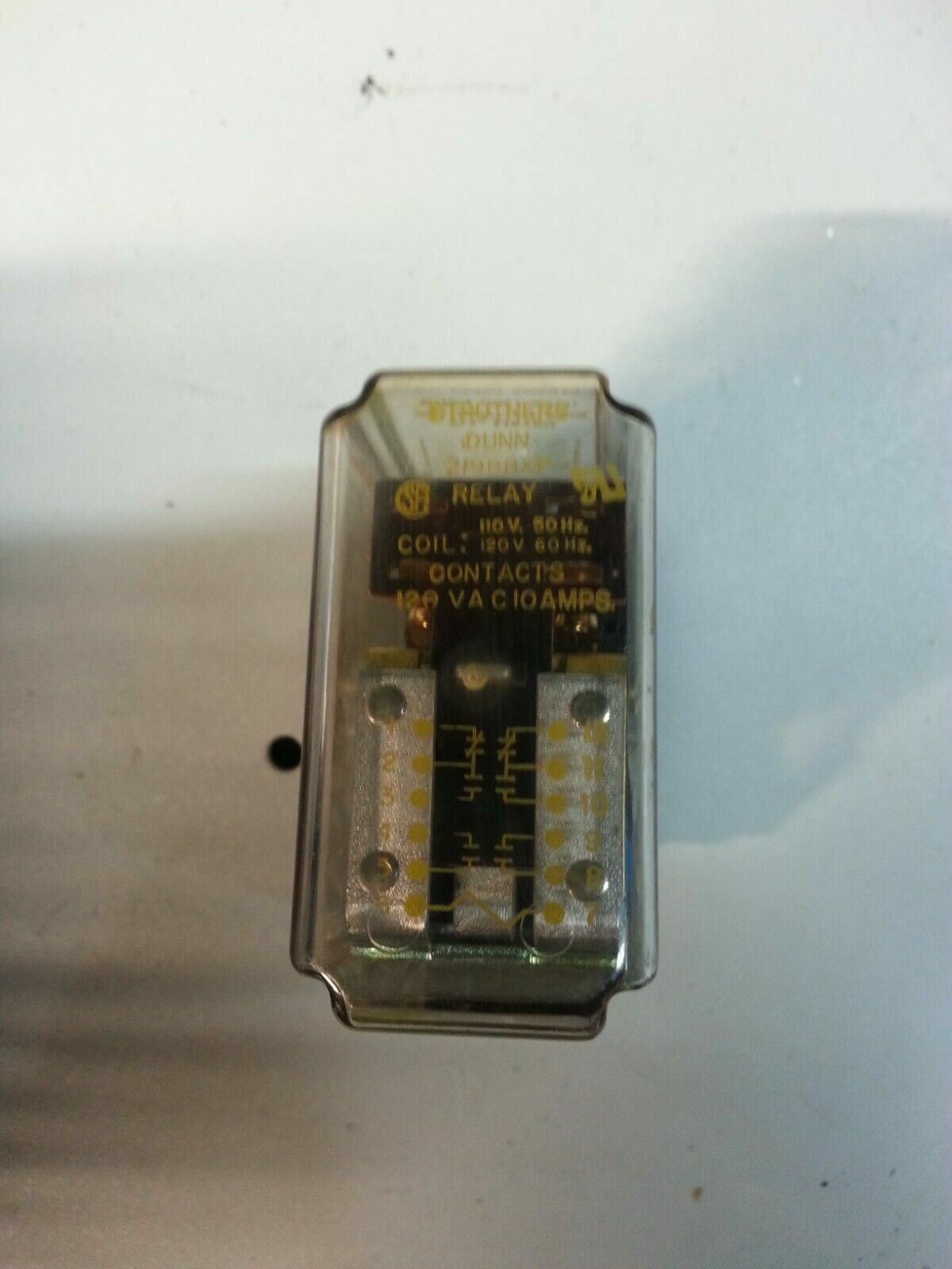 STRUTHERS-DUNN 219BBXP 110-120V 50-60HZ 10 AMPS