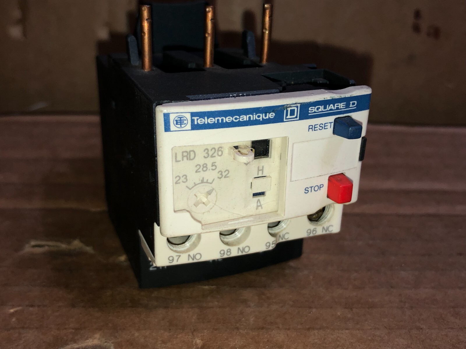 TELEMECANIQUE 23-32A 690V OVERLOAD RELAY LRD326 LOT OF 3x