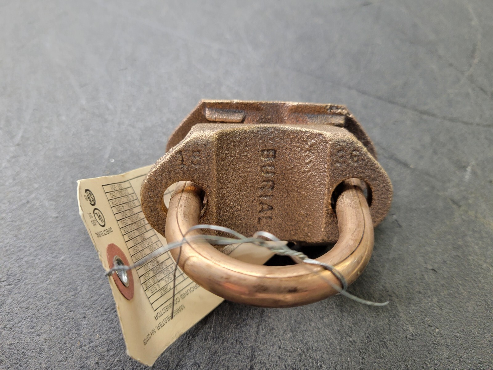 Burndy GAR 1526 Grounding Clamp. 1″.