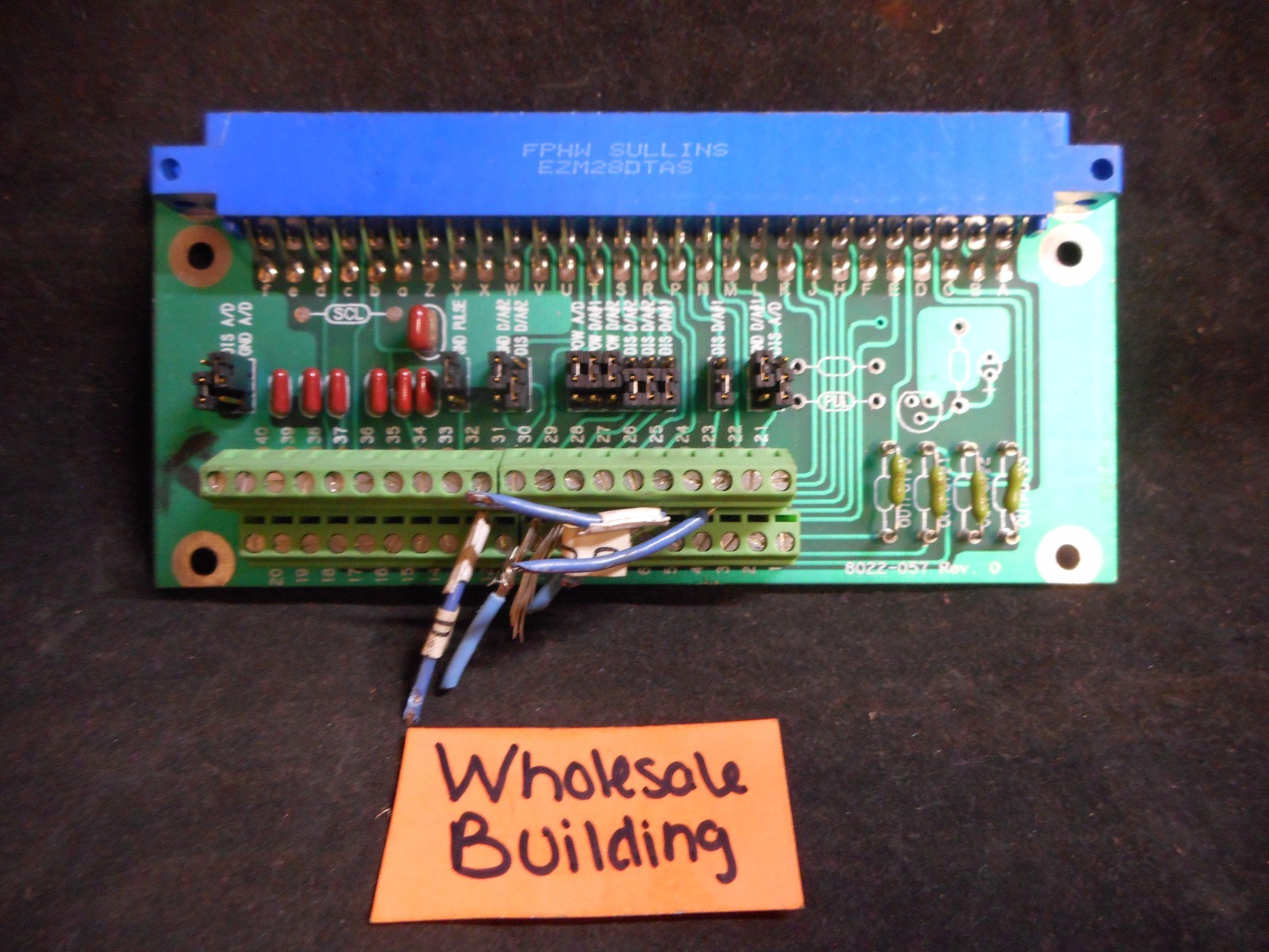 CIRCUIT BOARD, 8022-057 REV 0 WITH SULLINS READER EZM28DTAS