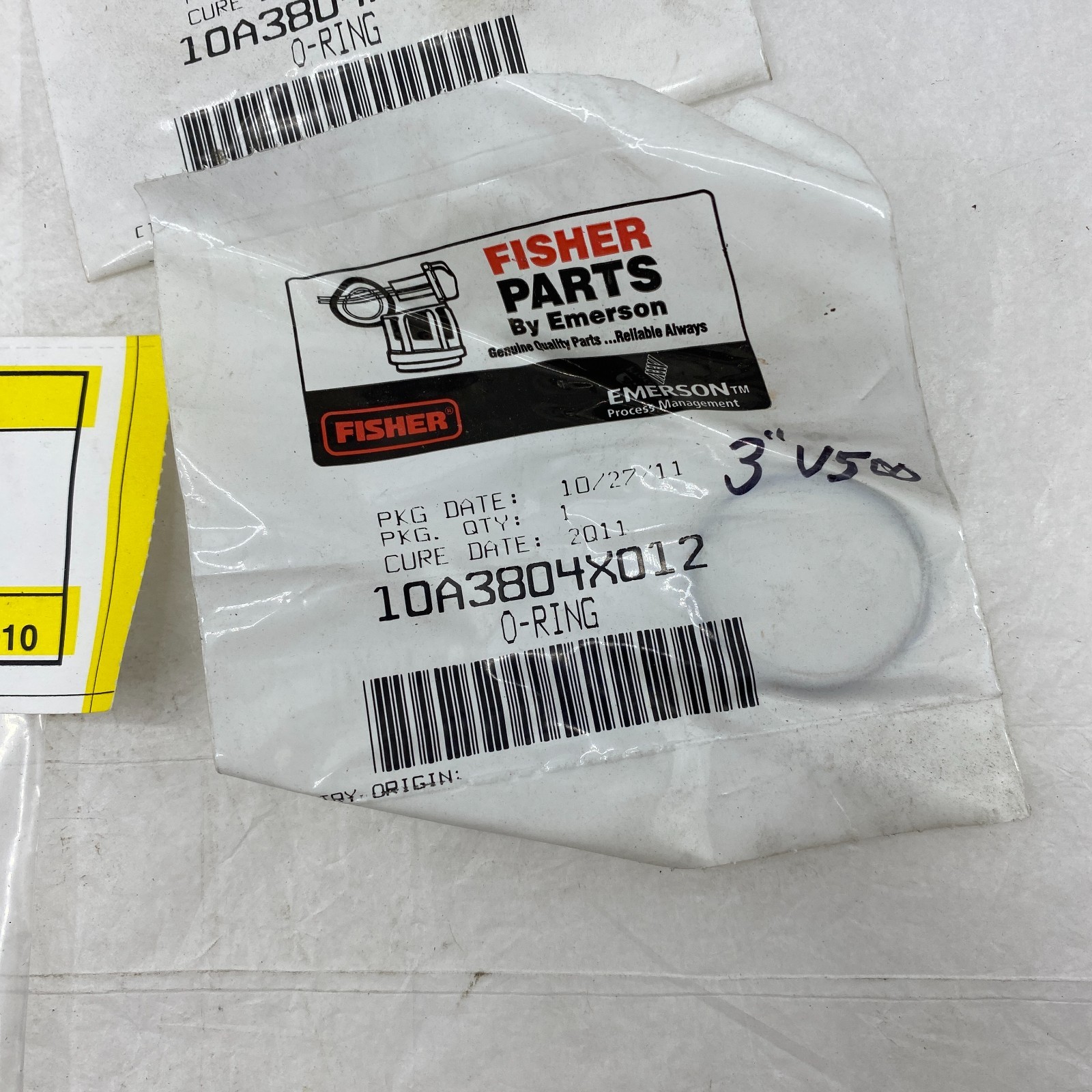 FISHER PARTS RV500X00032 REPAIR KIT V500 3″, NITRILE SEALS, EMERSON, O-RING 🎯