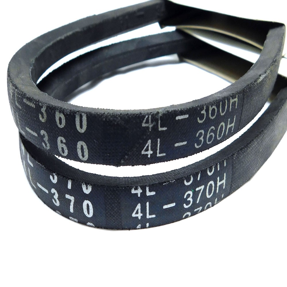 (Lot Of 7) Dayton Premium Wrapped V-Belts (3) 4L360 36″ L and (4) 4L370 37″ L