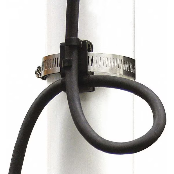 Sje-Rhombus Cable Clamp,ABS Plastic/Stainless Steel 18 & 16 Guage Cable Clamp