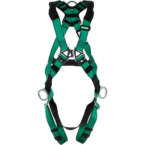 V-Form Full-Body Harness, Back & Hip D-Rings, Qwik-Fit Leg Straps