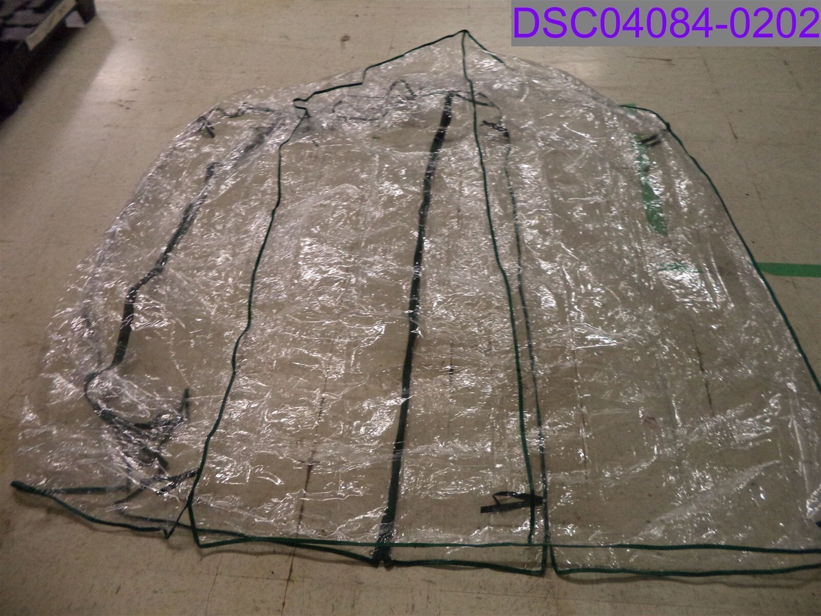 Clear Tarp Cover with Zippered Door Green House Rack Cover 61″ x 56″ x 28″