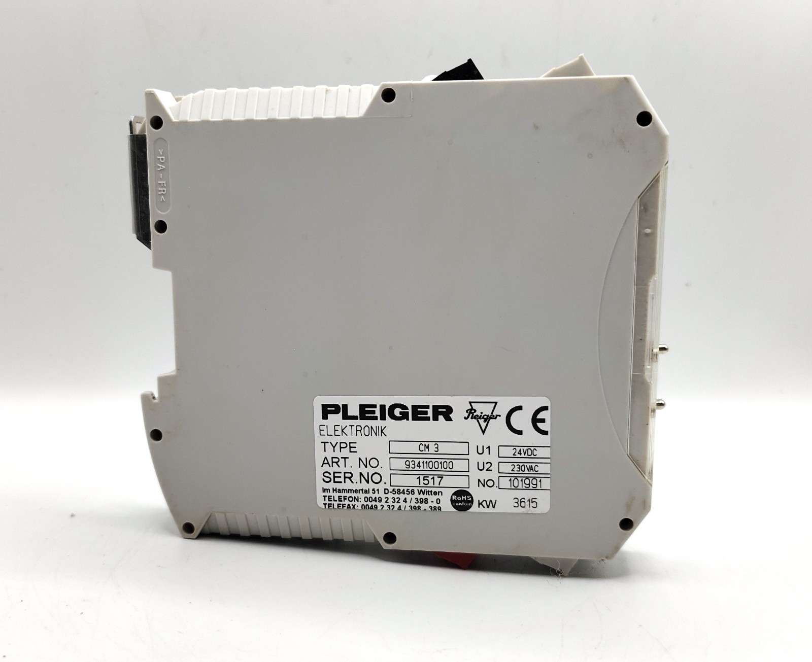 PLEIGER CM3 Control Module PN: 9341100100
