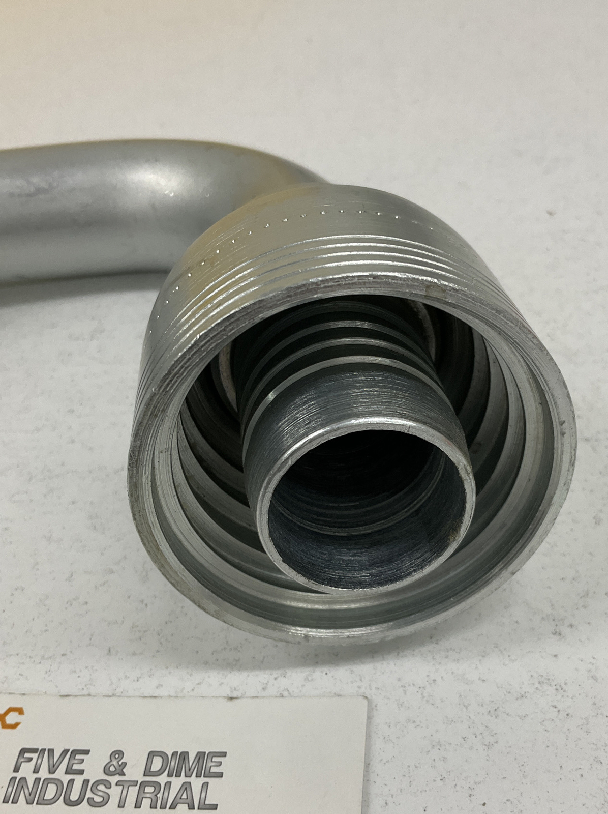 Eaton 1BA20FRC20 Female ORS Swivel 90° Long Drop Fitting TTC12 Crimp -20
