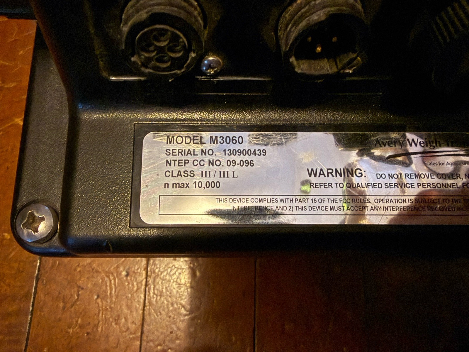 Avery Weigh-Tronix M3060 Display
