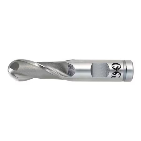 Osg 5210100 Hss End Mill, 1/8In.Dia., 3/8In.Cut L