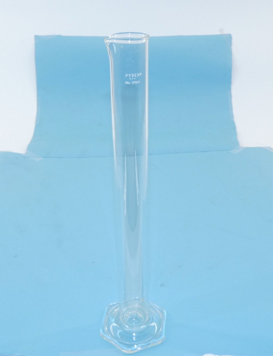 Corning Pyrex 2962 Hydrometer Glass Cylinder 500mL Laboratory Glassware – NEW…