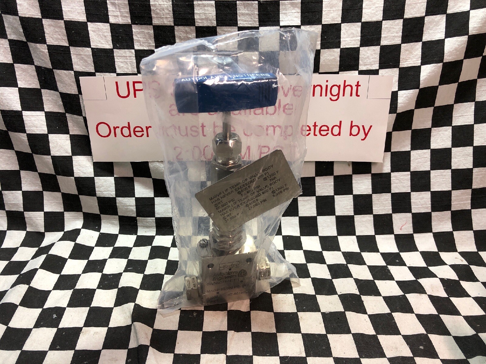 AUTOCLAVE ENGINEERS High Pressure Valve, 60VM6071-HTTG, 60VM6071HTTG SHIPSAMEDAY