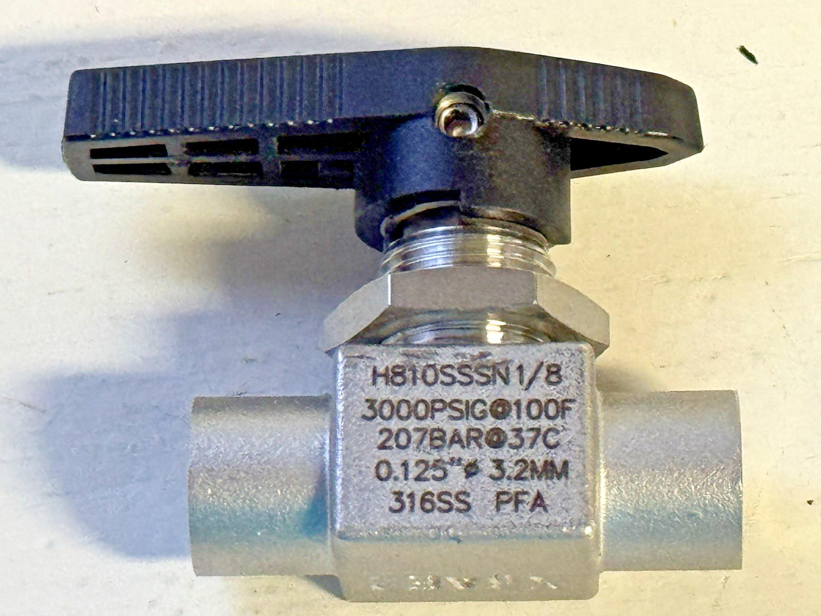 2 Ham-Let H-810S-SS-N-1/8 Manual 2-Way Ball Valves NPT