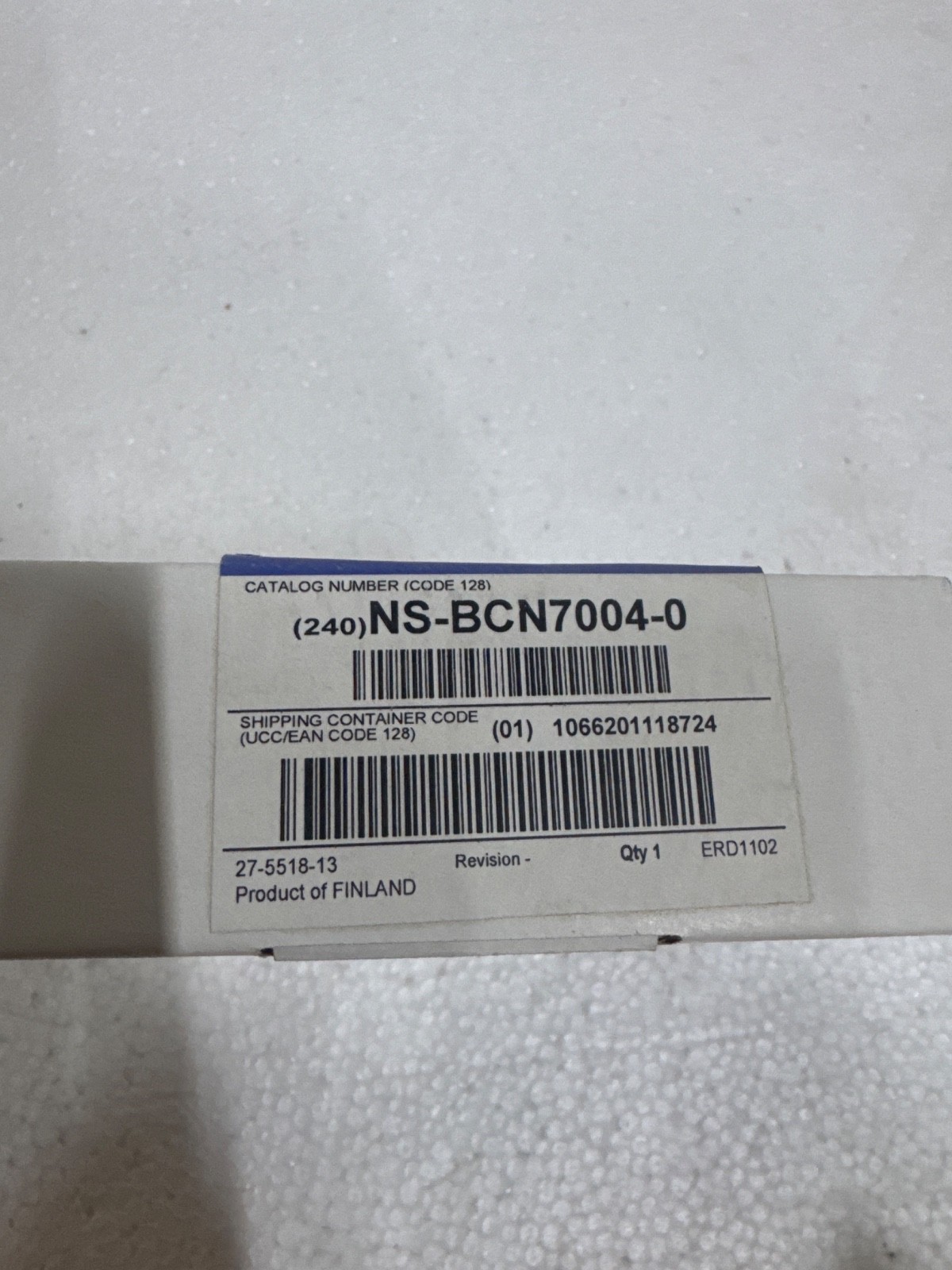 Johnson Controls NS-BCN7004-0 Network C02 Sensor (sealed)