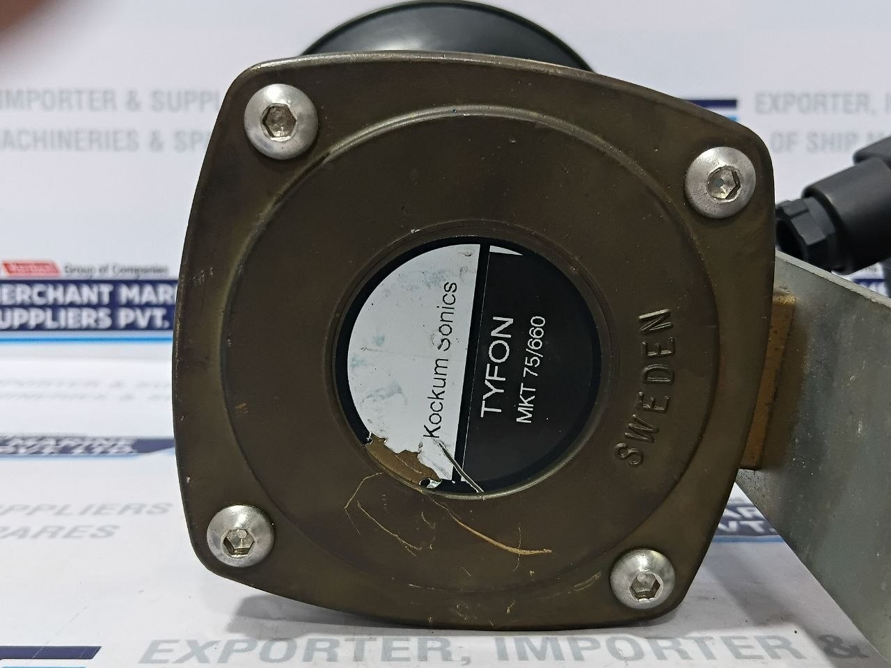 Kockum Sonics Tyfon MKT 75/660 Sweden AirHorn with Solenoid Valve